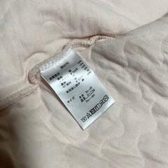 ピンクキルティングロンパース【70〜80】の画像