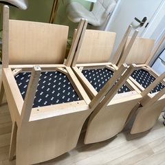 無料、ダイニング椅子6脚の画像