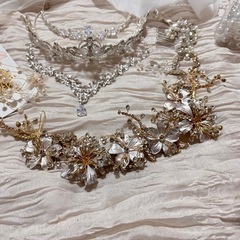 ブライダルヘアアクセサリーの画像