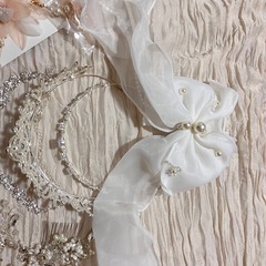 ブライダルヘアアクセサリーの画像