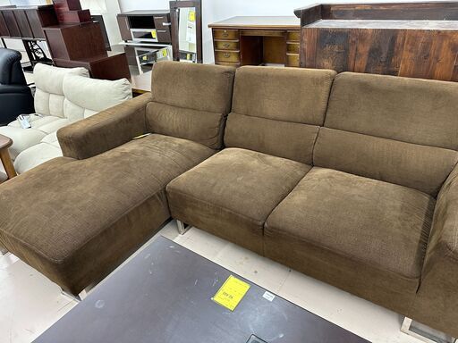 【ジャングルジャングル和歌山店】【Wa3454】L字ソファー　ブラウン　リユースショップ リサイクルショップ 中古家具 中古家電 中古自転車 古着 冷蔵庫