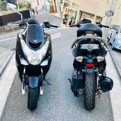 マジェスティS マジェスティ155S バッテリー新品♪艶ピカ綺麗な一台^_^[始動確認動画あり]の画像