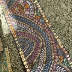 刺繍リボン　リボンハギレの画像