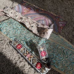 刺繍リボン　リボンハギレの画像