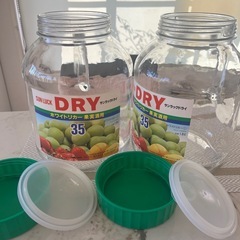 梅酒　ガラス容器　中古の画像