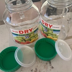 梅酒　ガラス容器　中古の画像