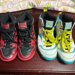 ミズノ　バスケットシューズ22.5cm 23.5 2足セットの画像