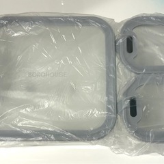 耐熱ガラス 保存容器 3点の画像