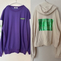 オーバーサイズトレーナー6枚セット H&M.GU.AVailなど…の画像