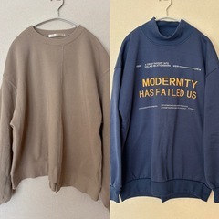 オーバーサイズトレーナー6枚セット H&M.GU.AVailなど…の画像