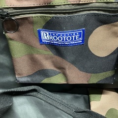 O 2512-103 ROOTOTE 迷彩柄　トートバッグ　中古美品の画像
