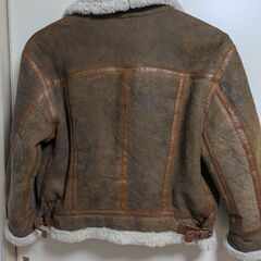 レザーフライトジャケットの画像