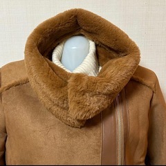 【新品タグ付】coda & CYCLE フェイクファームートンコート 厚手 韓国の画像