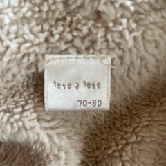 キッズ用ポンチョ　アウター　70-80の画像