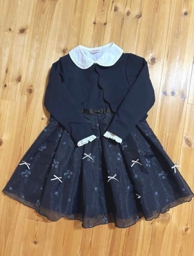フォーマルドレス　入学式　卒園式　110センチ　アプレレクール　ボレロ２枚　ブラウス付