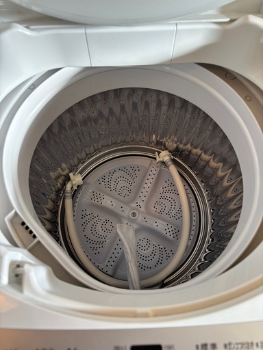 シャープ　縦型洗濯機　7キロ　5ヶ月間使用品