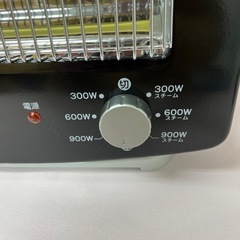 遠赤外線とスチーム機能を搭載した電気ヒーターの画像