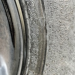 ホイール、タイヤセット　ランクル100  285 75 16の画像