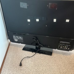 40インチ東芝製テレビ「REGZA」の画像