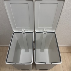 45L ペダル付きゴミ箱 2個セットの画像