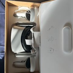 【VR】Meta Quest2 128GB+Eliteストラップ フルセット/美品/箱付き/USBケーブル付の画像