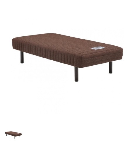 シングルベッド　ビバンフレ20MH　ブラウン：417167