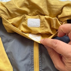 美品 アウター ウインドブレーカー 2way 子供服 100cm の画像