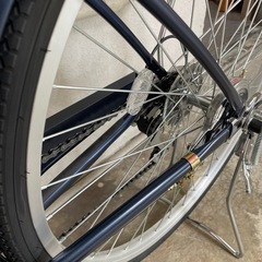 【シティサイクル】【自転車ママチャリ】【W-ONE】クリーニング済み【管理番号1204】野の画像