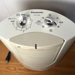 【B446】Panasonic/パナソニック/電気ファンヒーター/DS-F1203/動作確認済み/09年製/中古/現状品の画像