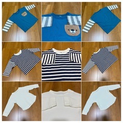 UNIQLO・GU 3点セット 長袖カットソー 100cmの画像