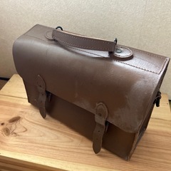 フランスアンティーク　使い込まれた　郵便バック　希少の画像