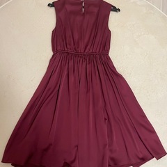 ドレス　リボンベルト付きの画像