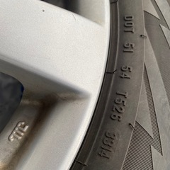 アルミホイール付き　スタッドレスタイヤ。の画像