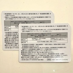ANA株主優待2枚の画像
