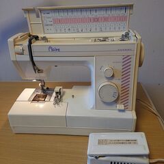 JANOME　Plaire　636 電動ミシン ホワイト　ジャンク品の画像