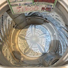 配送可【ハイセンス】5.5K洗濯機★2023年製　分解クリーニング済み/6ヶ月保証付き【管理番号】1204 橋の画像