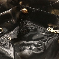 CHANEL シャネル ノベルティ ショルダーバッグ　ブラック　パールの画像