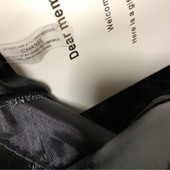 CHANEL シャネル ノベルティ ショルダーバッグ　ブラック　パールの画像