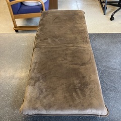 M2512-030 座椅子 リクライニング ベロア調 ブラウン キズ汚れ有りの画像