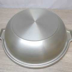 ホクセイ日軽 よせ鍋 26cm アルストーン仕上げ レトロ 未使用品  A78の画像