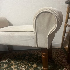 salut! 【PAL CLOSET】脚付きロングスツール(アイボリー)
の画像