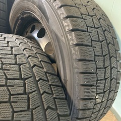 205/55R16 ダンロップ　スタッドレスタイヤ スチールホイール16インチ4本セットの画像