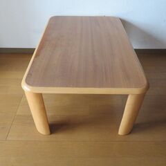 木製　座卓テーブルの画像