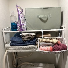 洗濯機　＋ タオル棚　　の画像