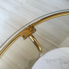 Francfranc 大理石柄ローテーブルの画像