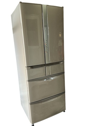 日立ノンフロン冷凍冷蔵庫　美品　冷蔵庫　505L　R-F51MG (T) 簡易クリーニング済