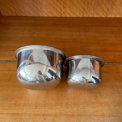 【H様お取引決定】ステンレスボール　２個セットの画像