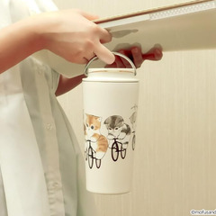 mofusand 真空二重 タンブラー 430ml ハンドル【サイクリング】の画像