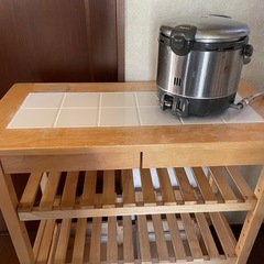 キッチンワゴン　カウンター　収納 の画像