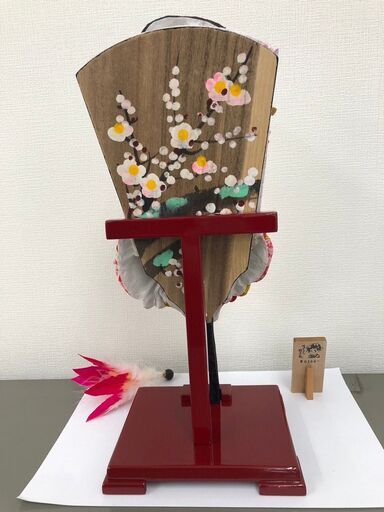 不二家 ペコちゃん 羽子板 吉徳大光作 10号 飾り台付き (タカシ23